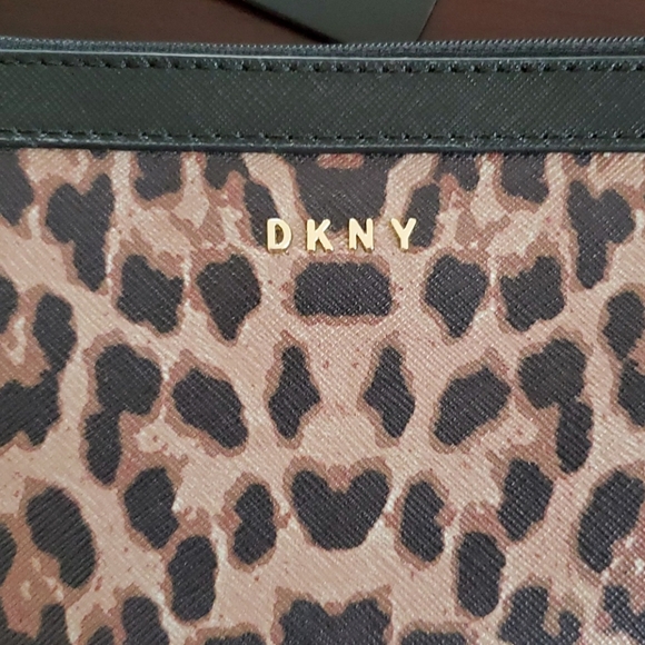 DKNY Leopard Print Wristlet - Picture 8 of 8